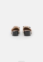 Z62T1730 Women Anna Field Classic Heels Beige/Black - Image 4