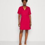 Z62T173 Women Anna Field Jersey Dress Red