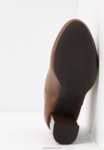 Z62T1748 Women Anna Field Comfort High Heeled Ankle Boots Cognac - Image 7
