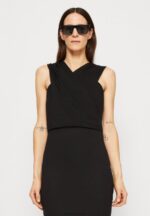 Z62T174 Women Anna Field Jersey Dress Black - Image 4