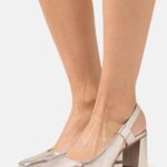 Z62T1752 Women Anna Field Classic Heels Platinum