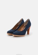 Z62T1756 Women Anna Field Classic Heels Navy/Multi-Coloured - Image 3