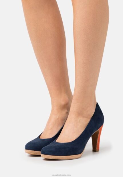 Z62T1756 Women Anna Field Classic Heels Navy/Multi-Coloured