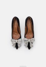 Z62T1761 Women Anna Field Belgravia Bow Classic Heels Black - Image 5