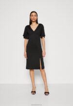 Z62T176 Women Anna Field Jersey Dress Black