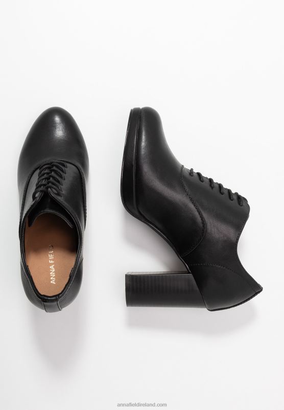 Z62T1773 Women Anna Field Comfort High Heeled Ankle Boots Black - Image 4