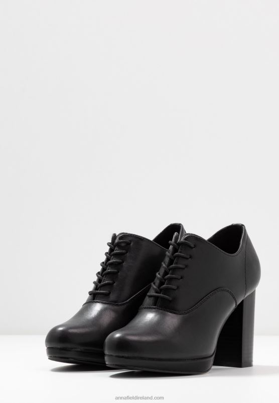 Z62T1773 Women Anna Field Comfort High Heeled Ankle Boots Black - Image 5