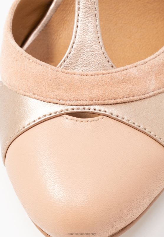 Z62T1778 Women Anna Field Leather High Heels High Heels Light Pink - Image 3