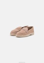 Z62T1779 Women Anna Field Leather Slip-Ons Beige - Image 3
