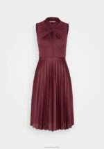 Z62T177 Women Anna Field Jersey Dress Bordeaux - Image 5