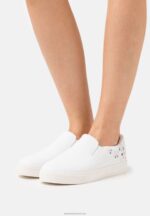 Z62T1798 Women Anna Field Slip-Ons White