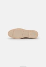 Z62T1814 Women Anna Field Leather Slip-Ons Beige - Image 5