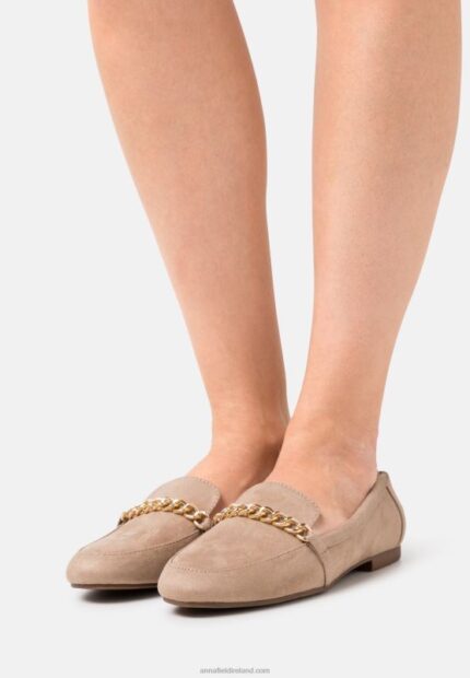 Z62T1816 Women Anna Field Slip-Ons Taupe