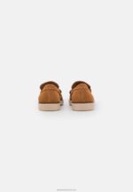 Z62T1825 Women Anna Field Leather Slip-Ons Cognac - Image 3