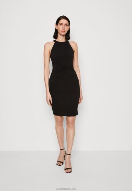 Z62T182 Women Anna Field Jersey Dress Black