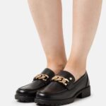 Z62T1832 Women Anna Field Slip-Ons Black