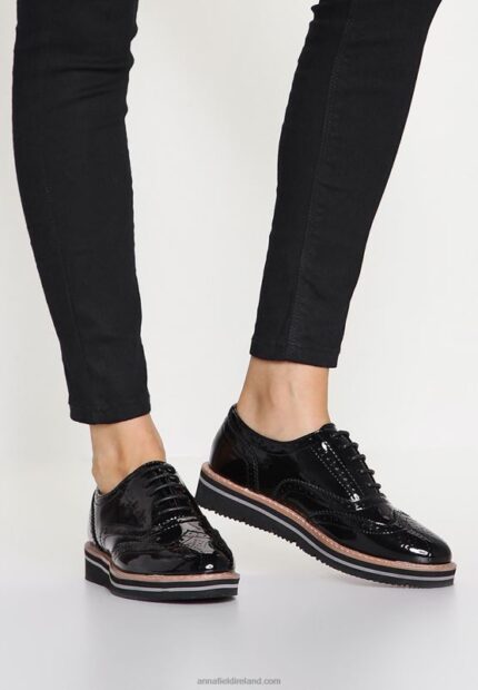 Z62T1850 Women Anna Field Lace-Ups Black