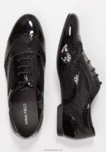 Z62T1853 Women Anna Field Lace-Ups Black - Image 4