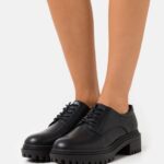 Z62T1856 Women Anna Field Comfort Lace-Ups Black