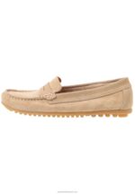 Z62T1859 Women Anna Field Leather Moccasins Beige - Image 2
