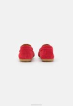 Z62T1861 Women Anna Field Leather Moccasins Red - Image 4
