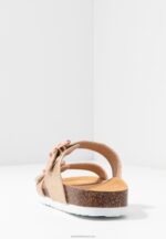 Z62T1865 Women Anna Field Slippers Rose Gold - Image 6