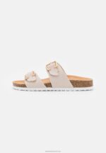 Z62T1878 Women Anna Field Mules Beige - Image 2