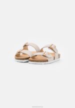 Z62T1878 Women Anna Field Mules Beige - Image 3