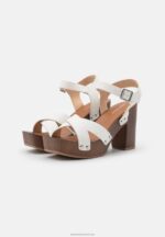 Z62T1889 Women Anna Field Clogs White - Image 3