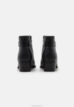 Z62T1908 Women Anna Field Ankle Boots Black - Image 4