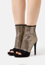 Z62T1915 Women Anna Field Classic Ankle Boots Gold