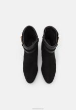 Z62T1928 Women Anna Field Leather Classic Ankle Boots Black - Image 6
