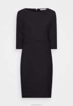 Z62T192 Women Anna Field Shift Dress Black - Image 5