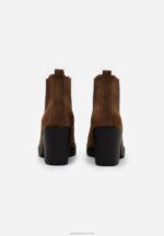 Z62T1940 Women Anna Field Ankle Boots Cognac - Image 4
