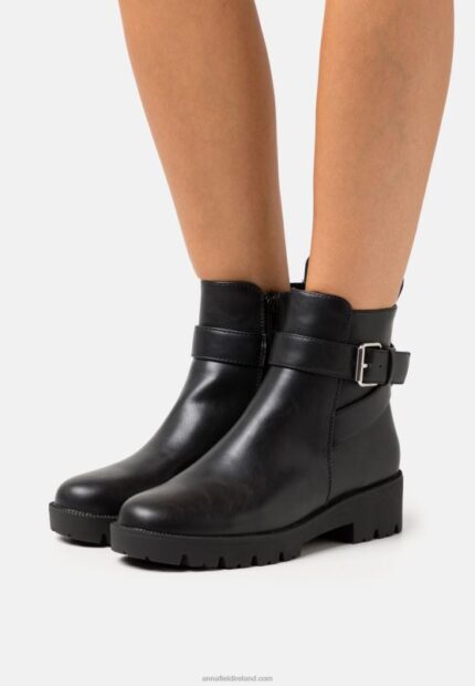 Z62T1967 Women Anna Field Classic Ankle Boots Black
