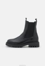 Z62T1971 Women Anna Field Leather Classic Ankle Boots Black - Image 2