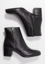 Z62T1980 Women Anna Field Leather Classic Ankle Boots Black - Image 4