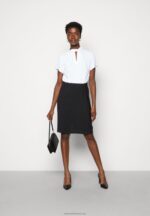 Z62T200 Women Anna Field Shift Dress Black/White - Image 2