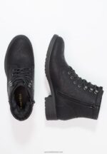 Z62T2012 Women Anna Field Winter Boot Lace-Up Ankle Boots Black - Image 3