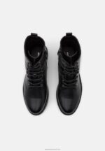 Z62T2019 Women Anna Field Lace-Up Ankle Boots Black - Image 6