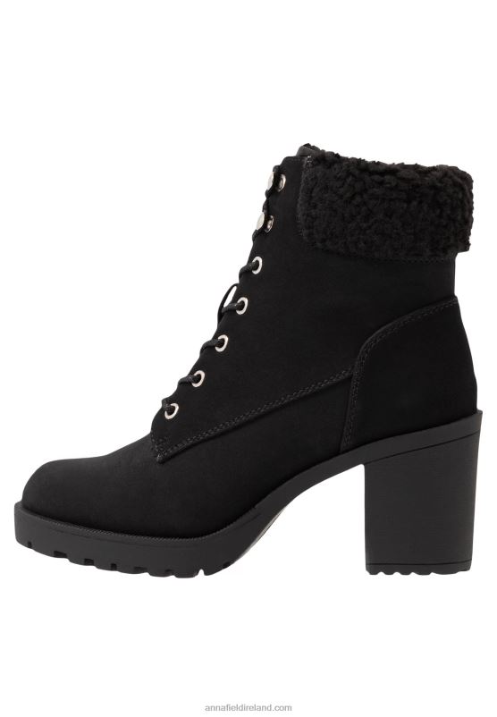 Z62T2044 Women Anna Field Winter Boot Platform Ankle Boots Black - Image 2