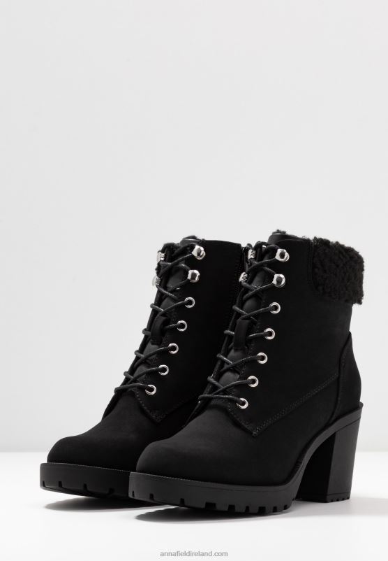 Z62T2044 Women Anna Field Winter Boot Platform Ankle Boots Black - Image 5