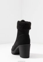 Z62T2044 Women Anna Field Winter Boot Platform Ankle Boots Black - Image 6
