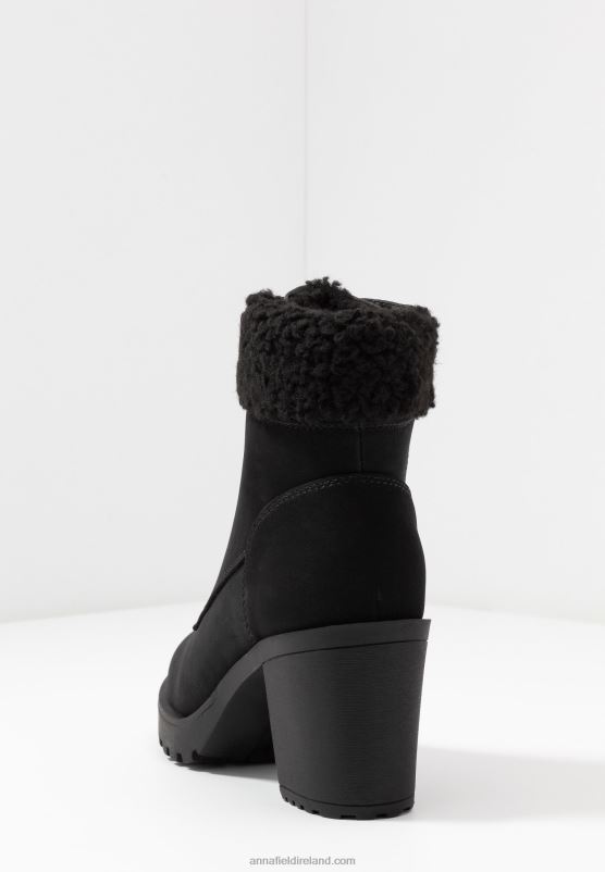 Z62T2044 Women Anna Field Winter Boot Platform Ankle Boots Black - Image 6
