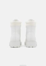 Z62T2046 Women Anna Field Winter Boot Lace-Up Ankle Boots White - Image 4