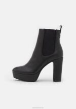 Z62T2061 Women Anna Field Platform Ankle Boots Black - Image 2