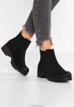 Z62T2062 Women Anna Field Platform Ankle Boots Black