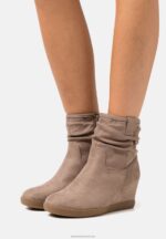 Z62T2063 Women Anna Field Winter Boot Wedge Ankle Boots Taupe