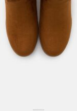 Z62T2064 Women Anna Field Winter Boot Wedge Ankle Boots Cognac - Image 6