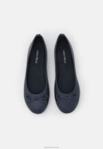 Z62T2067 Women Anna Field Ballet Pumps Dark Blue - Image 6